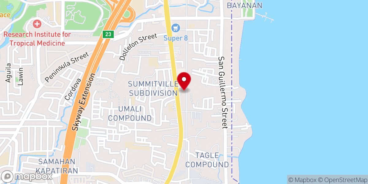Map showing location of The Church of Jesus Christ of Latter-day Saints