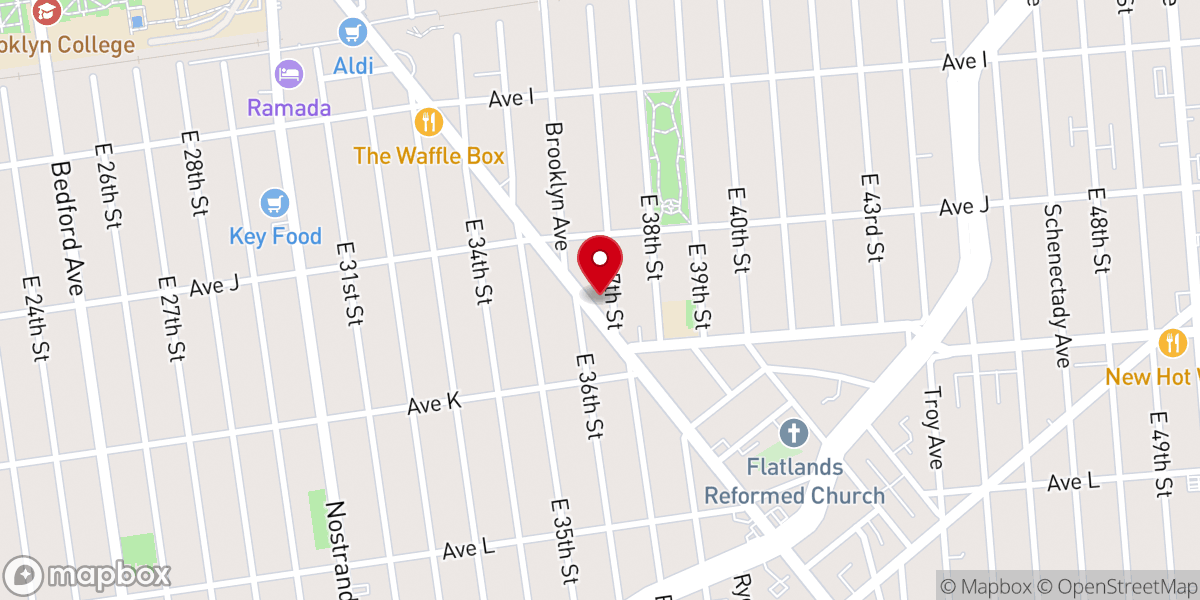 Map showing location of Ammi Evangelical Baptist Church
