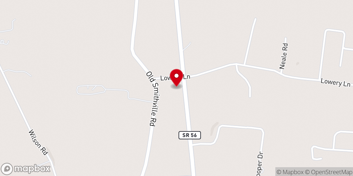 Map showing location of Dayspring Community Church-God