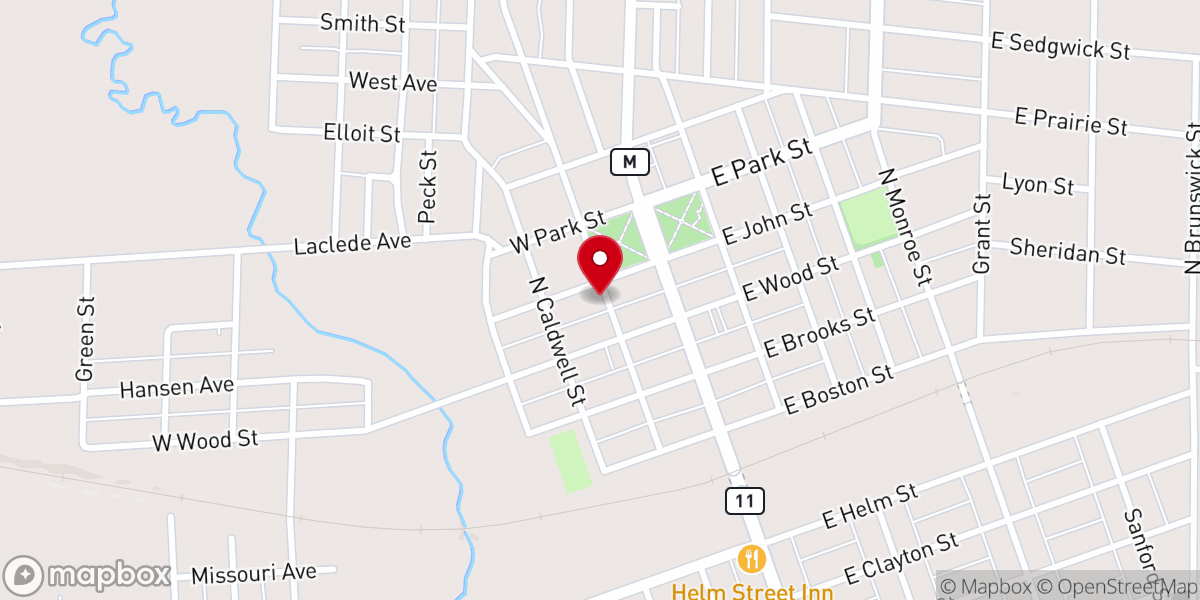 Map showing location of Immaculate Conception Church