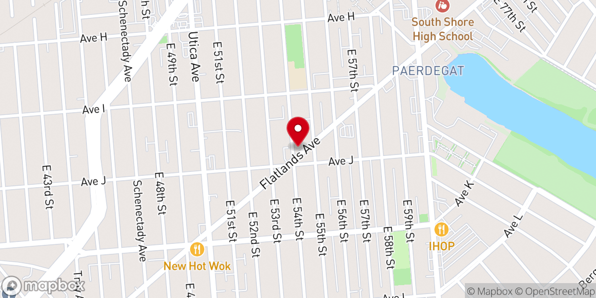 Map showing location of Miracle Gospel Hall