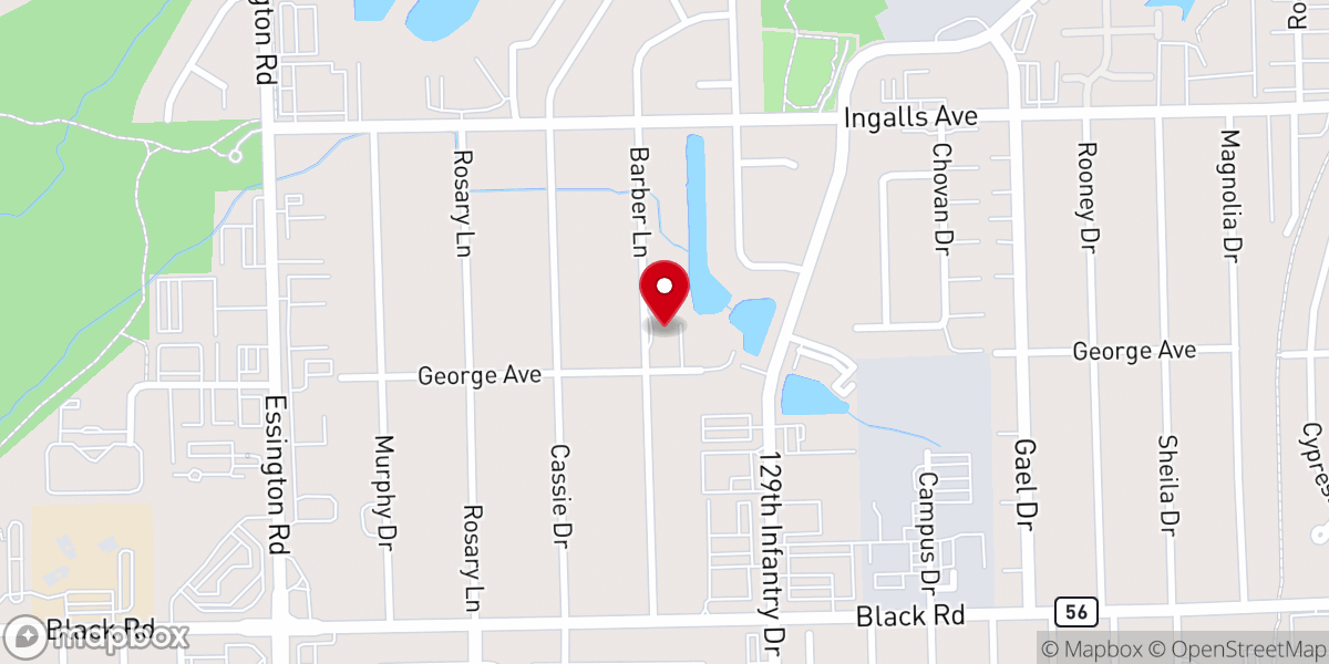 Map showing location of Saint Nicholas Orthodox Church
