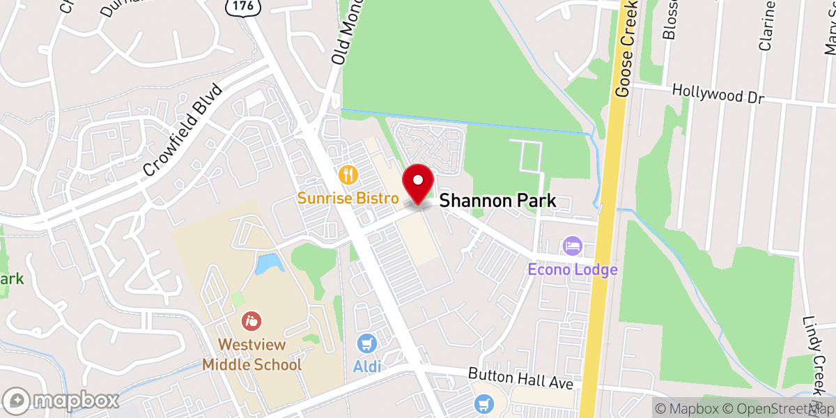 Map showing location of Charleston Portuguese Congregation