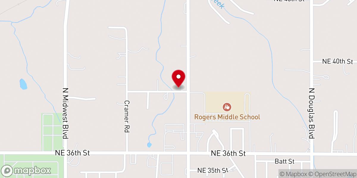 Map showing location of ANTIOCH FELLOWSHIP BAPTIST CHURCH