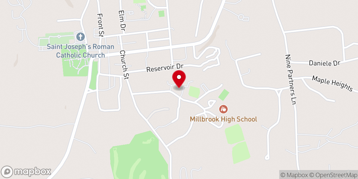 Map showing location of Church Alliance of Millbrook