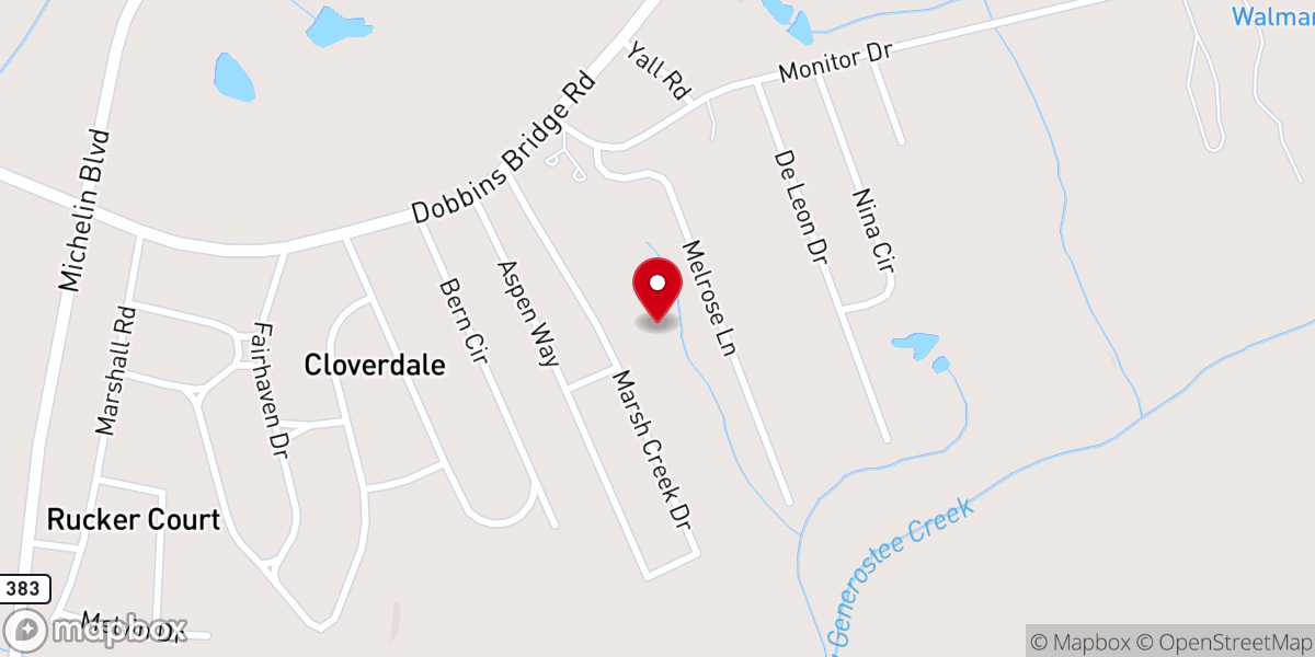 Map showing location of Emmanuel United Methodist Church