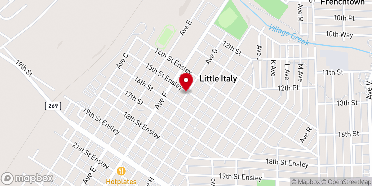 Map showing location of Latter Day Apostolic Church