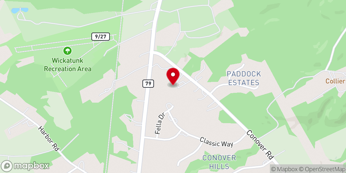 Map showing location of Morganville United Methodist Church