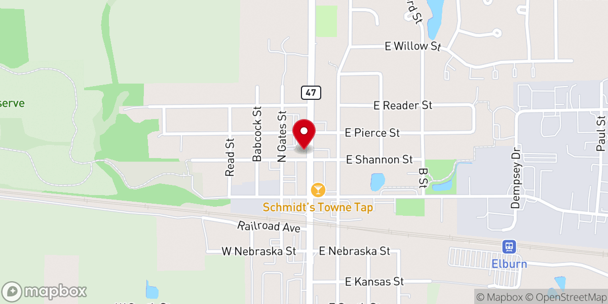 Map showing location of Grace Orthodox Presbyterian Church