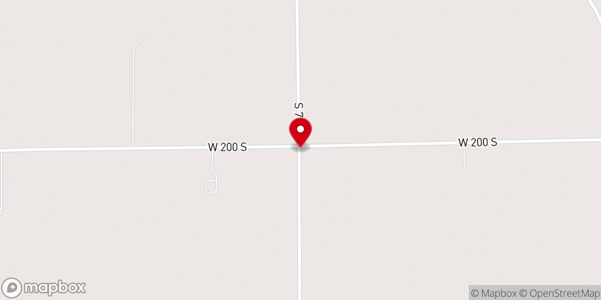 Map showing location of Hopewell Church