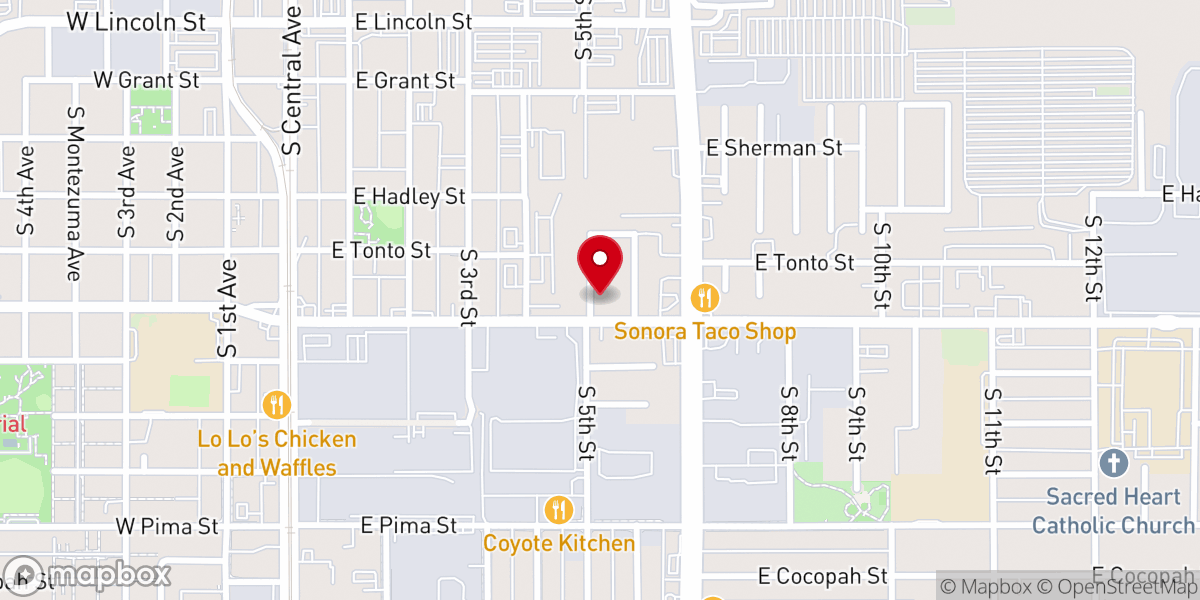 Map showing location of Alcance Victoria East Phoenix