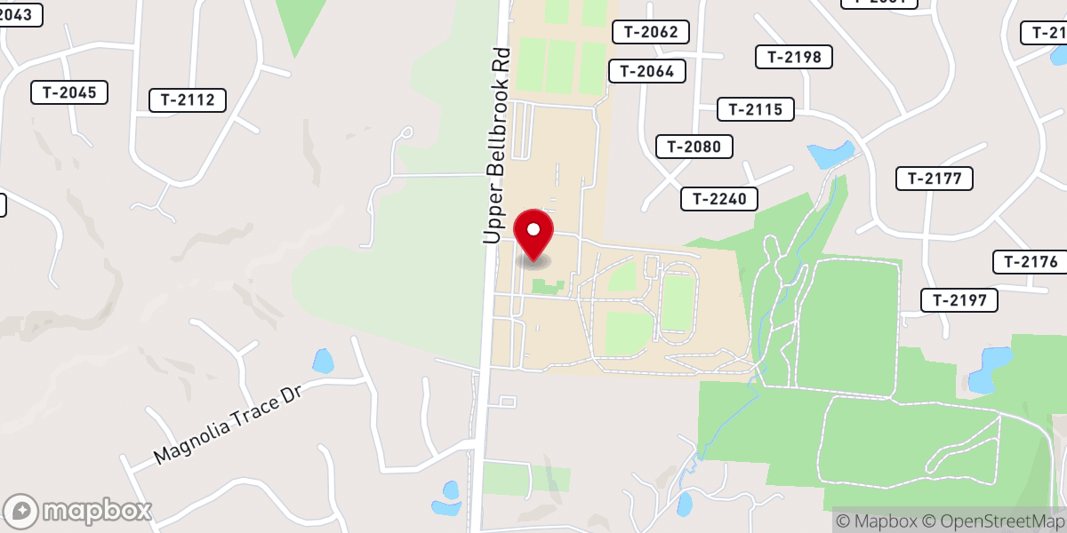 Map showing location of Hope Chapel