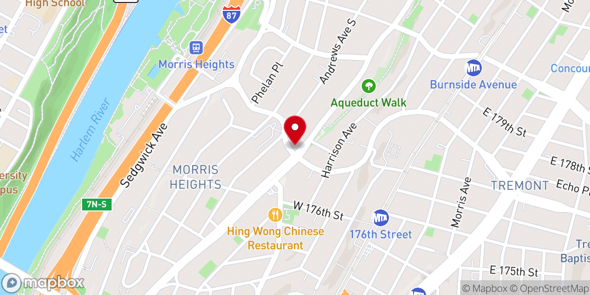Map showing location of CFSC Checks Cashed University