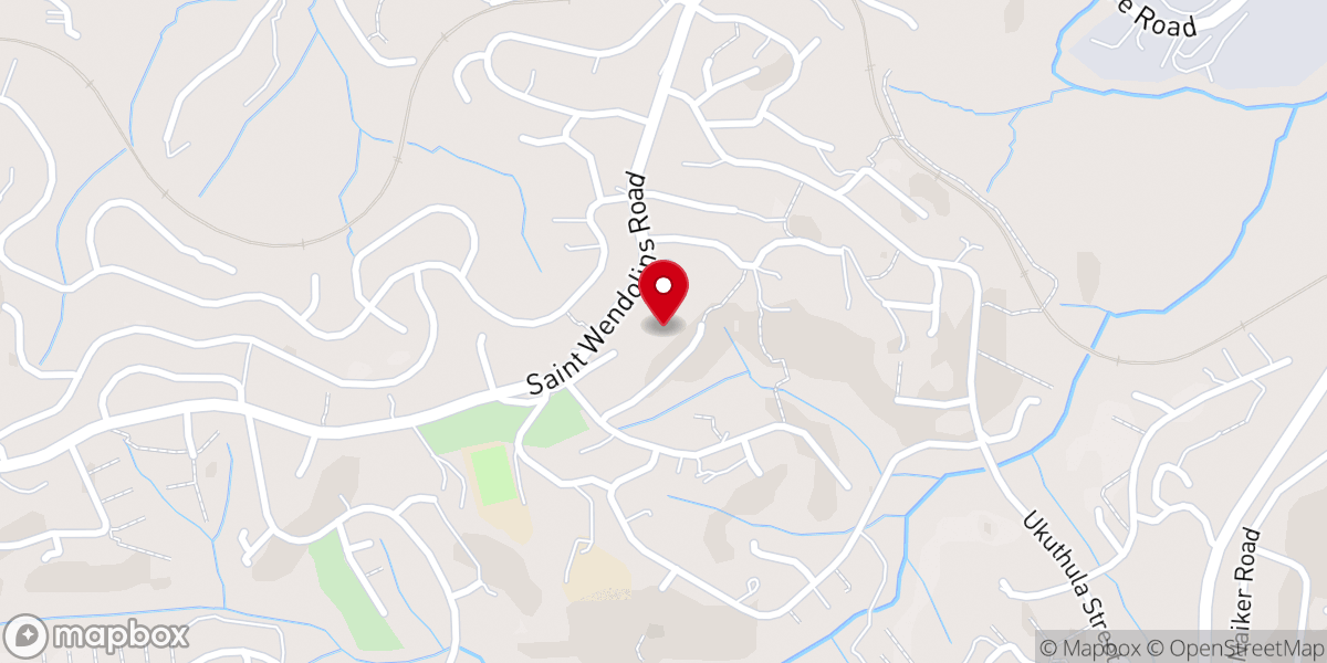 Map showing location of Saint Wendelins Catholic Parish