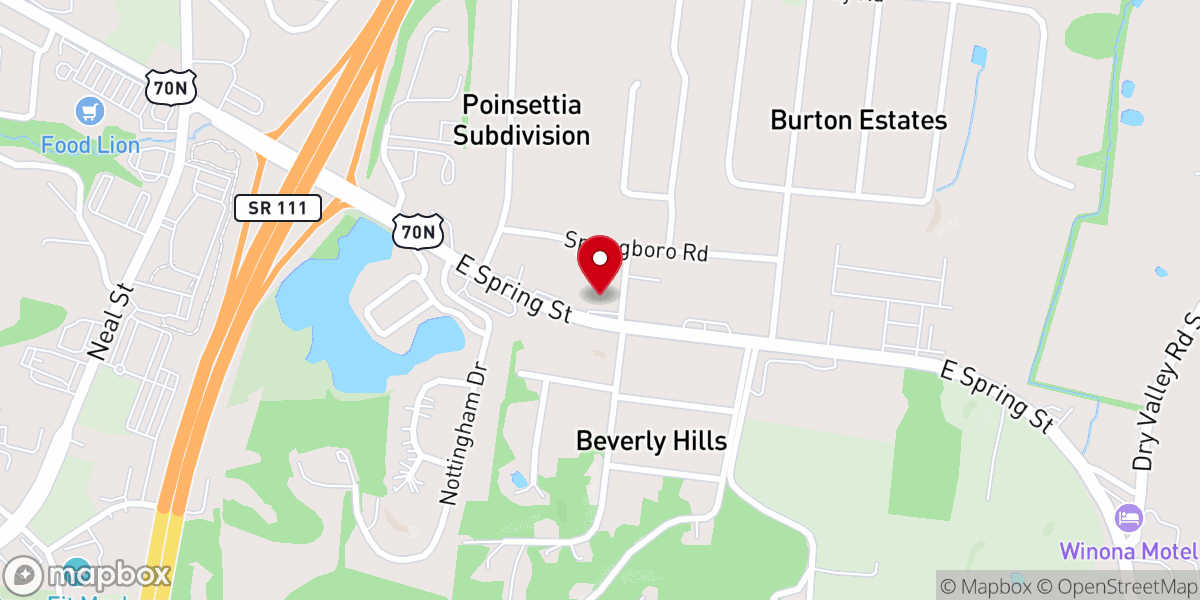 Map showing location of Restoration House