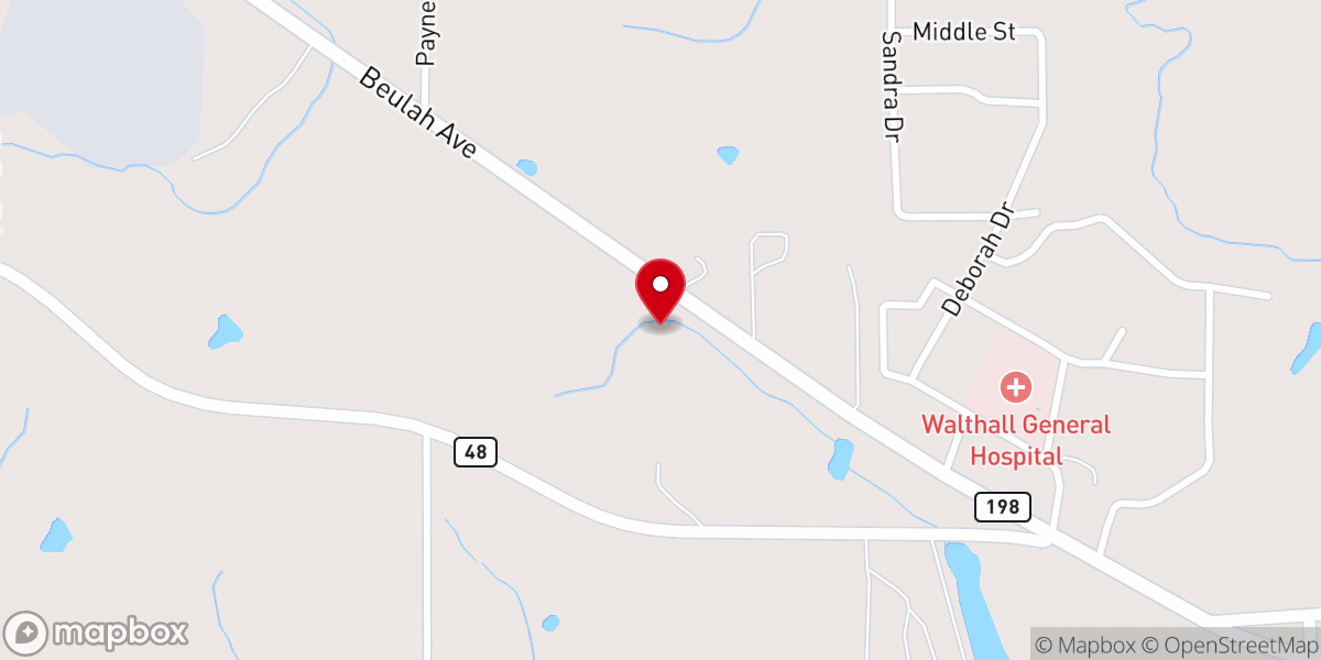Map showing location of Tylertown Church Of Christ