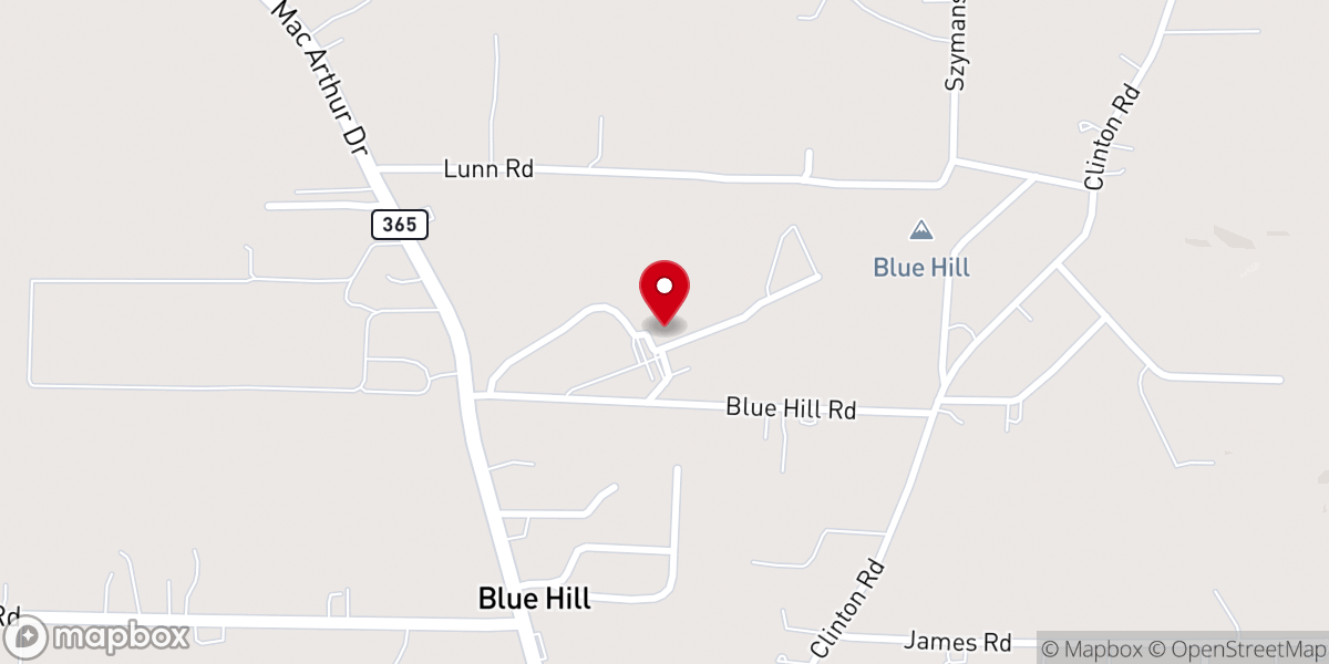 Map showing location of Immaculate Heart of Mary Church