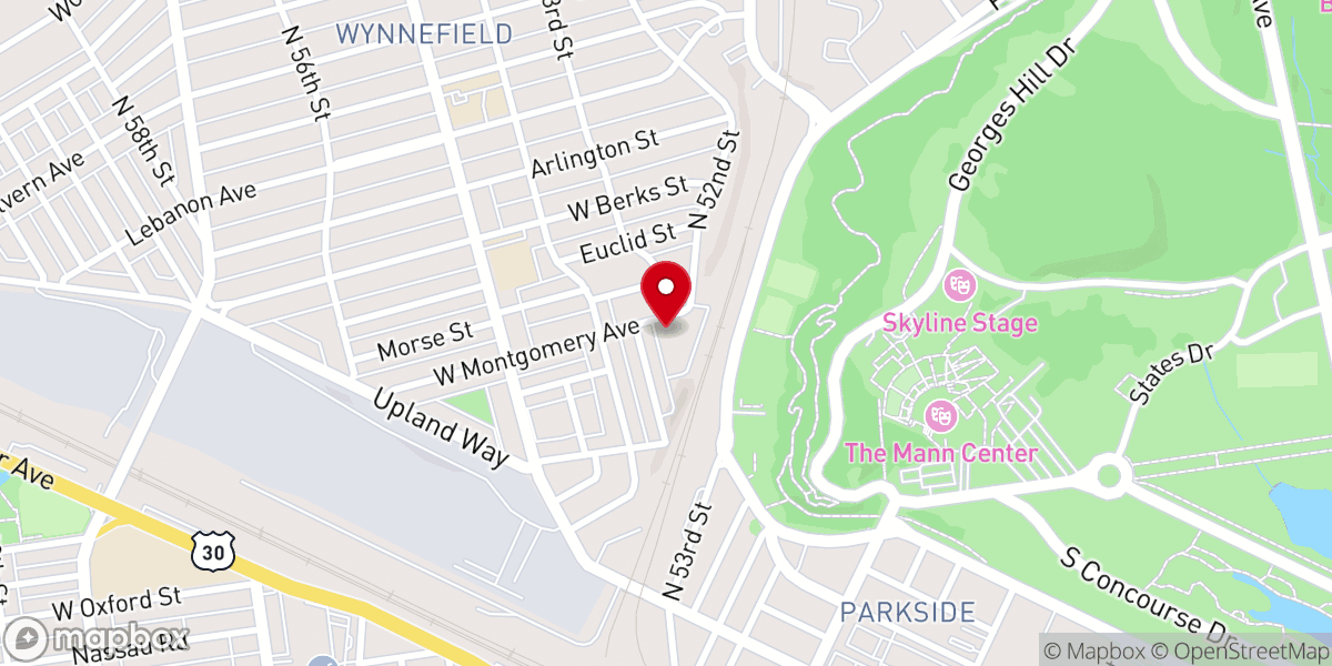 Map showing location of Ark of Safety Christian Church