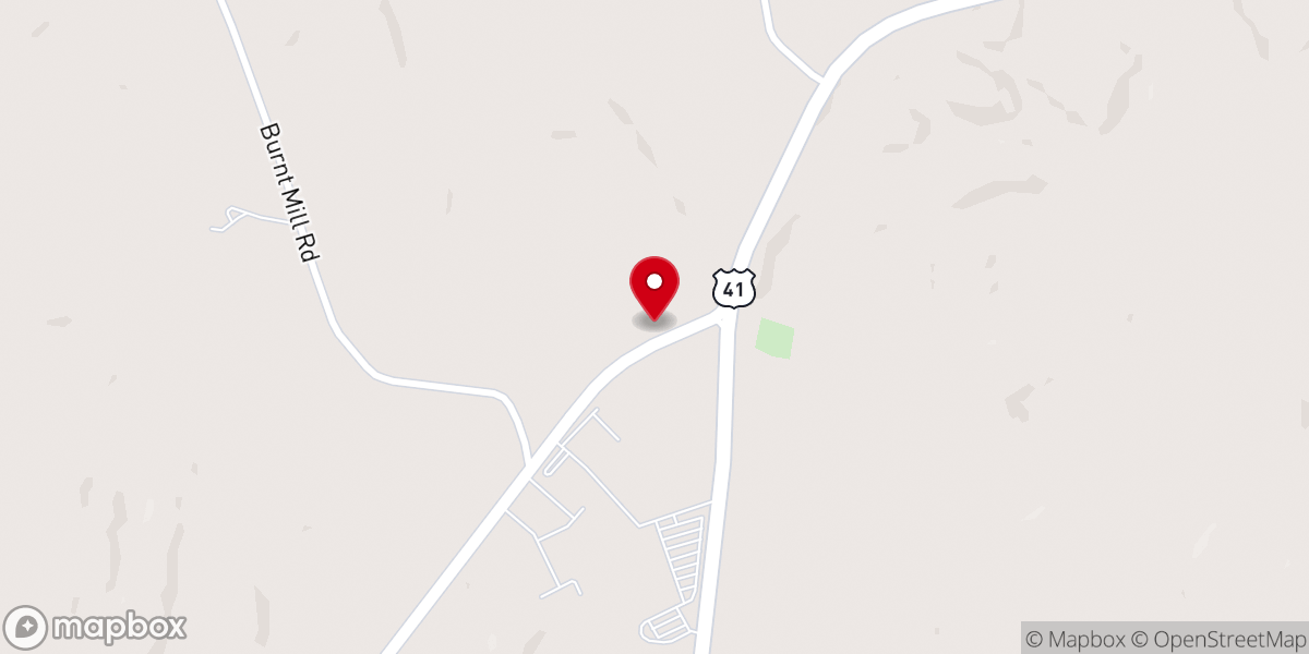 Map showing location of Victory Worship Center