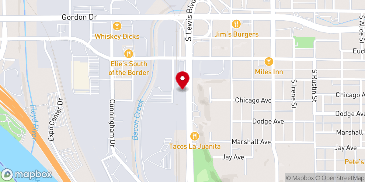Map showing location of Centro de Amistad Cristiana