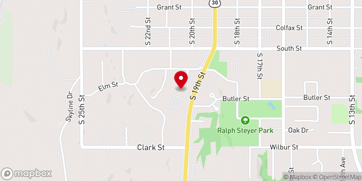 Map showing location of Saint Francis Borgia Catholic Church