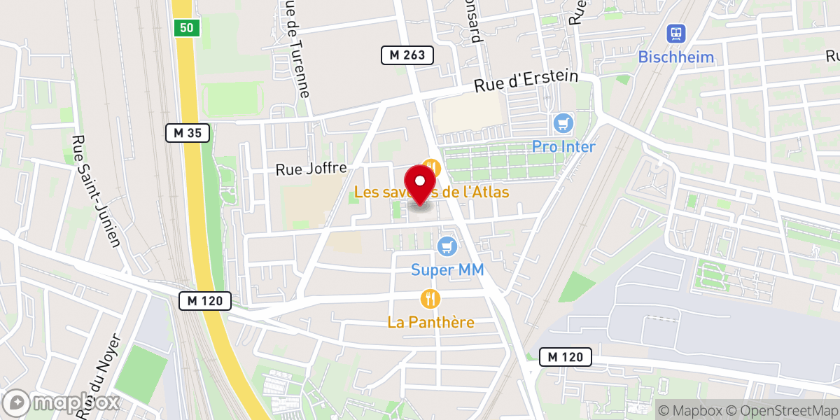 Map showing location of Église catholique Notre-Dame de l’Immaculée Conception