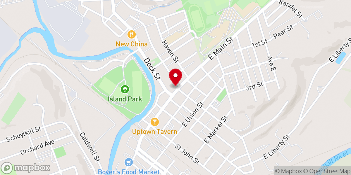 Map showing location of Covenant United Methodist Church