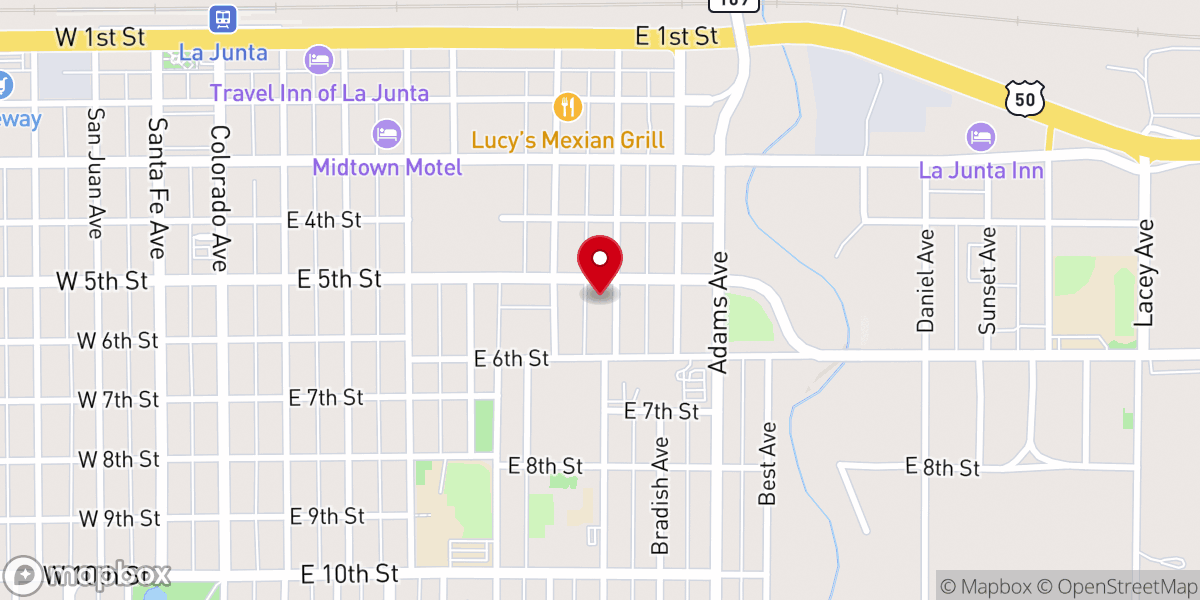 Map showing location of Emmanuel Mennonite Church