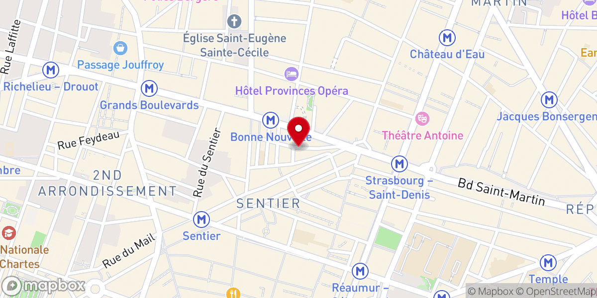 Map showing location of Église Notre-Dame-de-Bonne-Nouvelle
