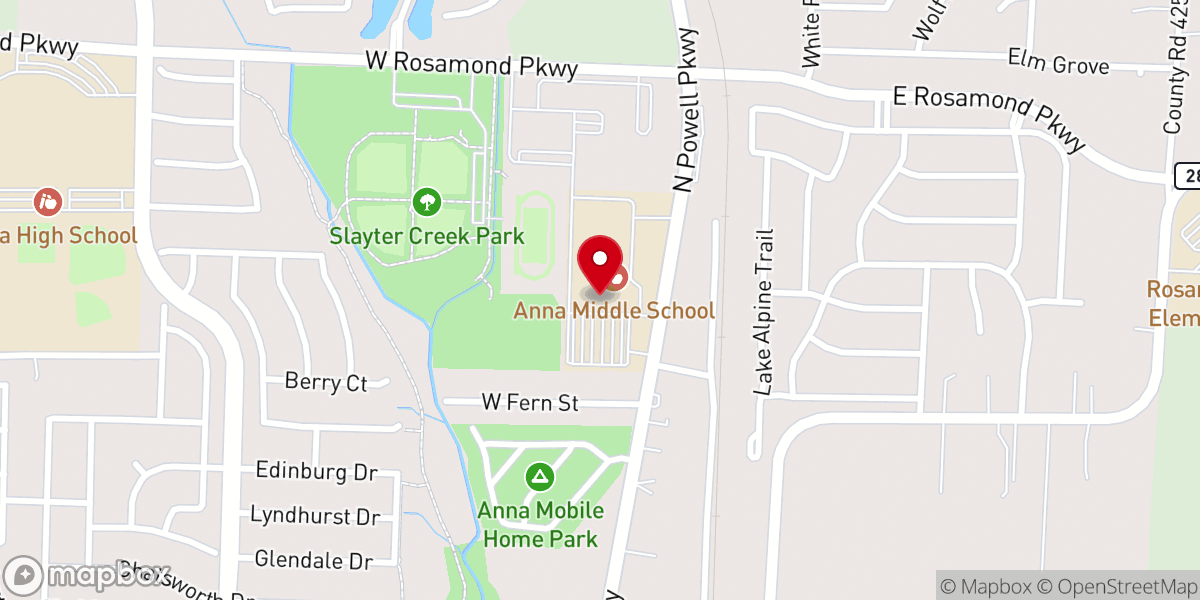 Map showing location of Resurrection Church