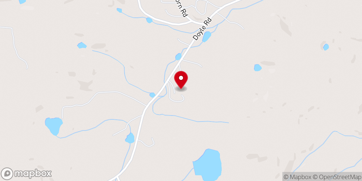 Map showing location of Pleasant Hill Baptist Church