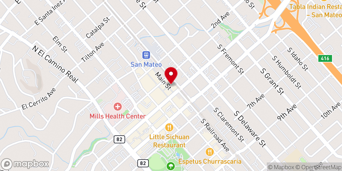 Map showing location of The Message Church