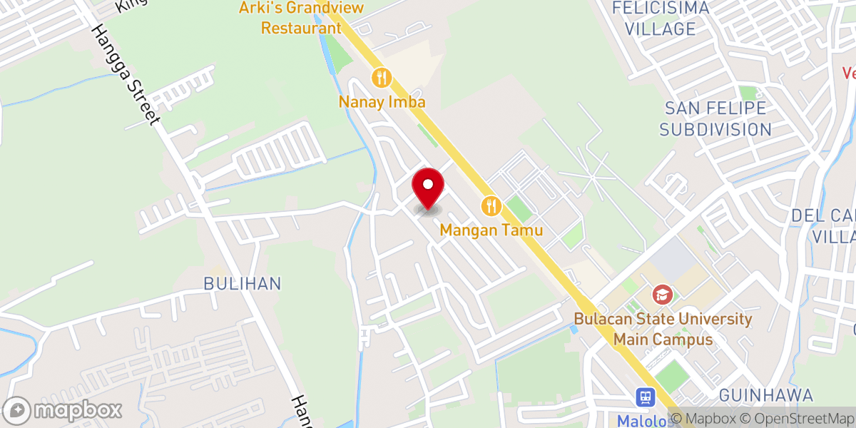 Map showing location of Holy Spirit Parish Church - Malolos Heights, Bulihan, Malolos City, Bulacan (Diocese of Malolos)