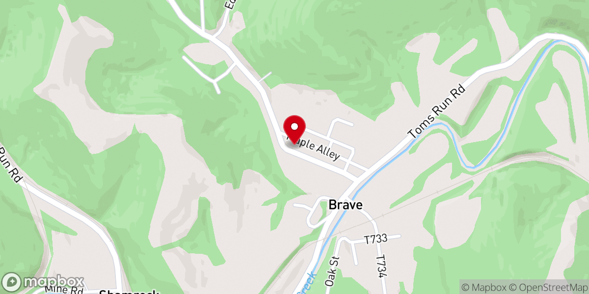Map showing location of Kents Chapel