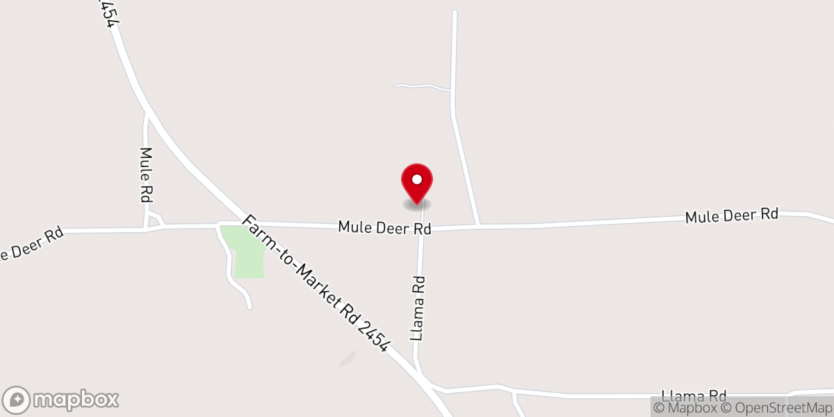 Map showing location of Valley Springs Church