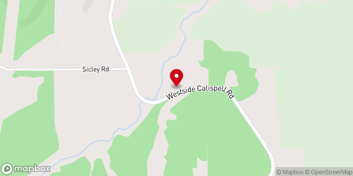 Map showing location of Cusick House Ministry