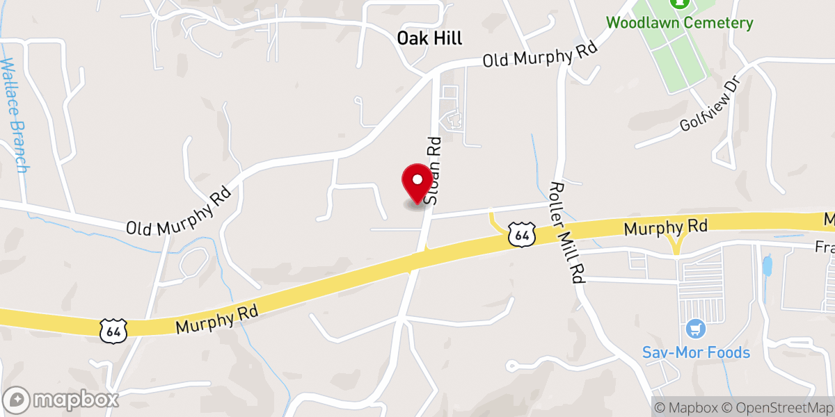 Map showing location of Good Shepherd Lutheran Church