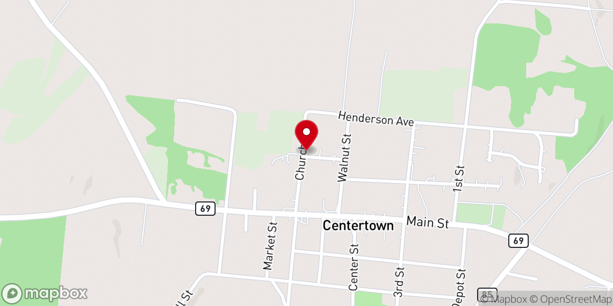 Map showing location of Garden Spot Properties
