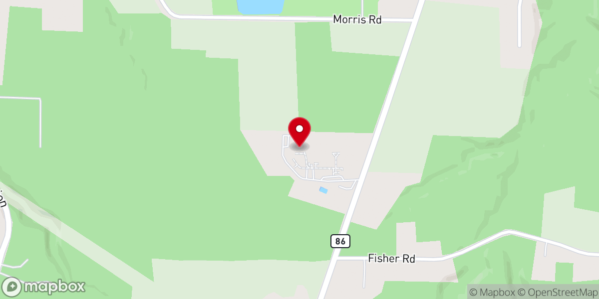 Map showing location of Bethesda Lutheran Services