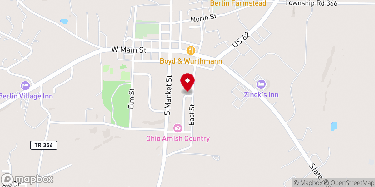 Map showing location of Agape Christian Church