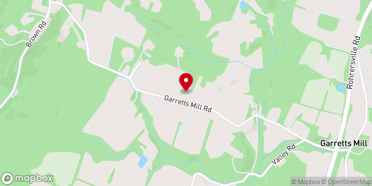 Map showing location of Mt Moriah Baptist Church