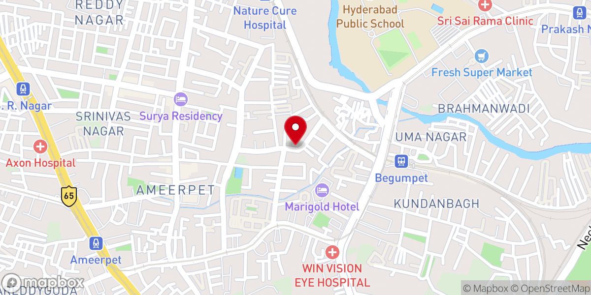 Map showing location of CECIL's PRAYER HALL OF JESUS