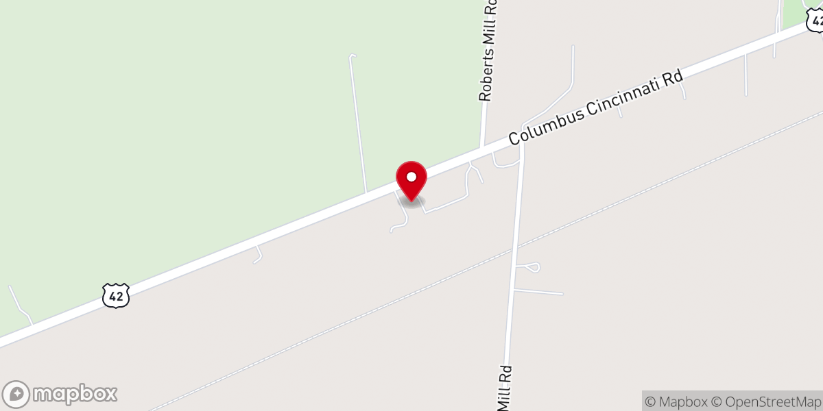 Map showing location of Daystar Church