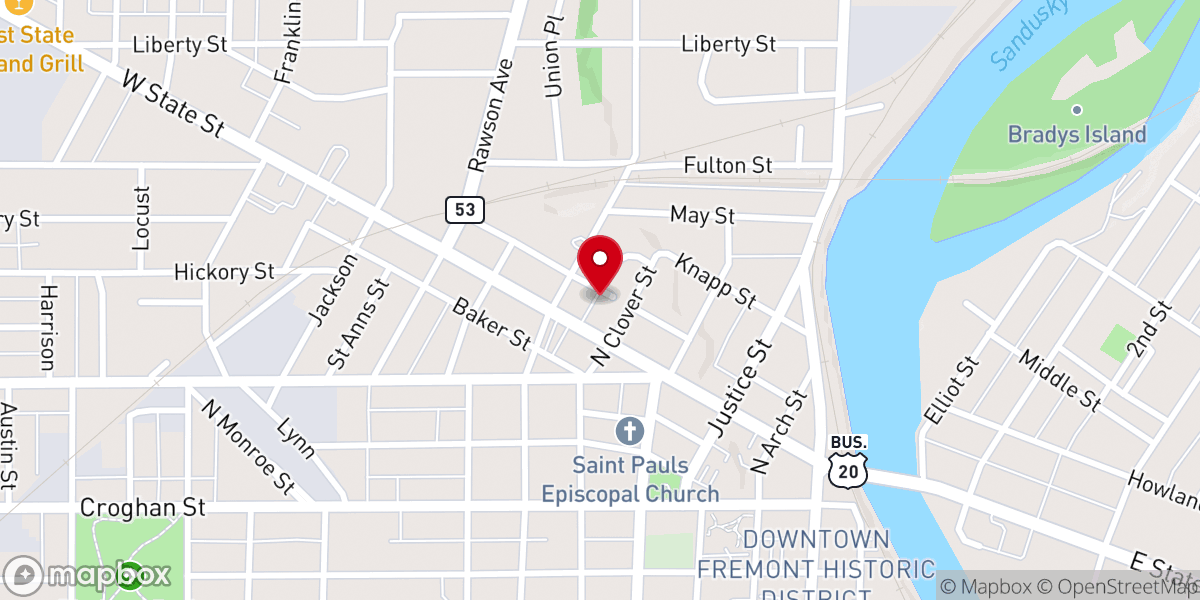 Map showing location of Rivers of Living Water Ministries Inc
