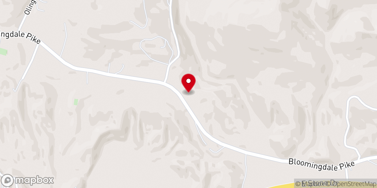 Map showing location of Arcadia Presbyterian Church