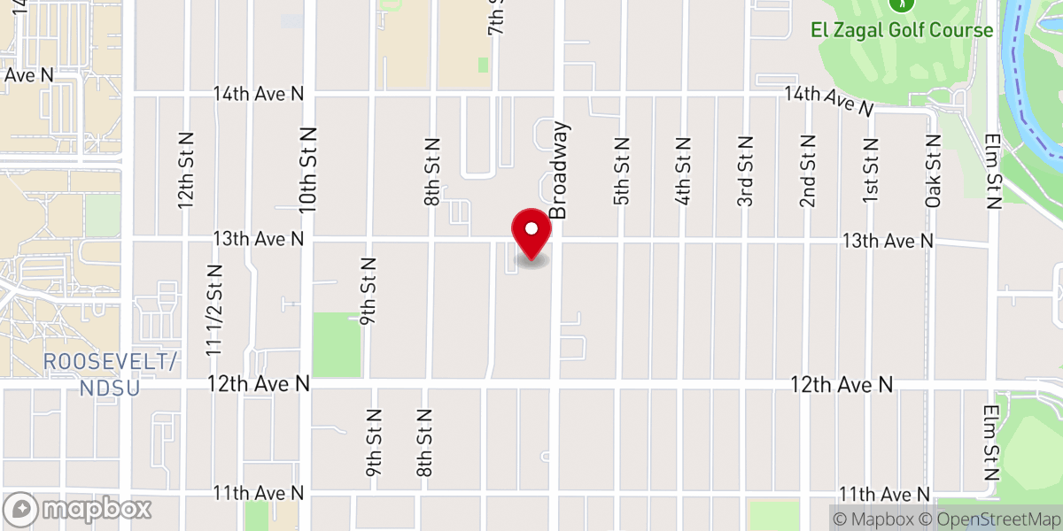 Map showing location of Immanuel Lutheran Church