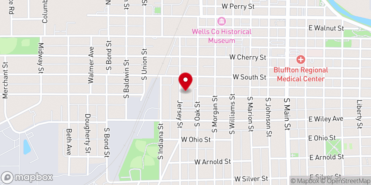 Map showing location of Gospel Barn
