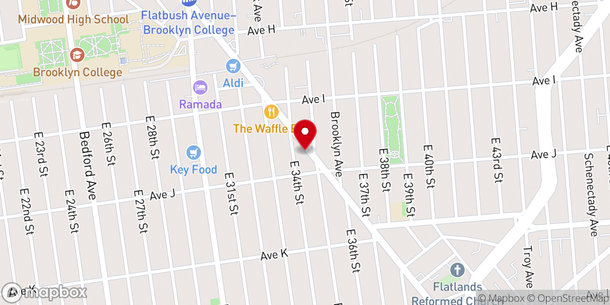 Map showing location of Ebenezer International Church Of God Eglise De Dieu