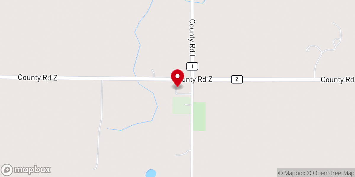 Map showing location of St Johns Lutheran Church