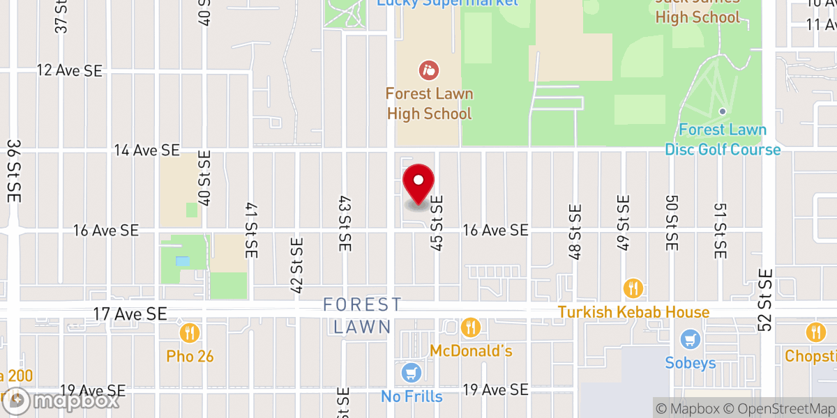 Map showing location of Holy Trinity Church